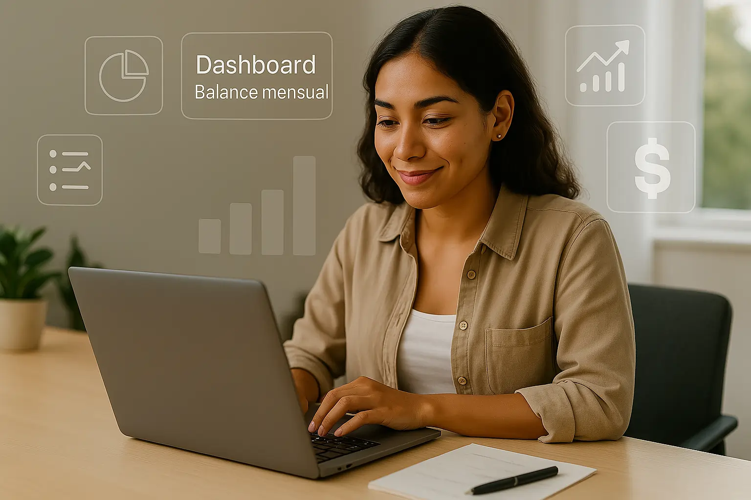 Dashboard de control de gastos de Cashento